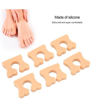 Silicone Toe Separators - Individual Toe Separators for Friction Reduction & Overlapping Toe Prevention - Perfect for Pedicures - Buy Online on GoSupps.com