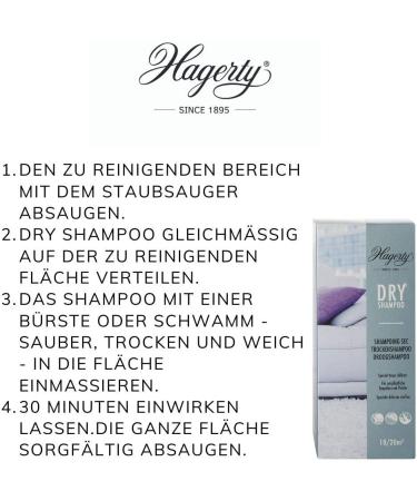 Hagerty Dry Shampoo Carpet Cleaning Powder 500g | Gentle Stain Remover for Carpets Floors & Upholstery | Ideal for Sensitive Fabrics - Buy Online on GoSupps.com
