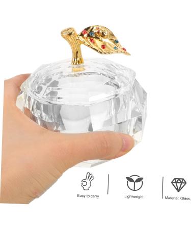 Healeved Glass Nail Cup Nail Dish Bowl Nail Cups Nail Art Tools Dappen Dish Glass Dish for Acrylic Nails Nail Dish Cup Nail Dish with Lids Acrylic Nail Supplies Thicken Metal Saucer Cup - Buy Online on GoSupps.com