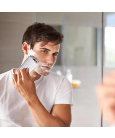 Buy Electric Hair Beard Trimmer - Portable Rechargeable Grooming Kit for Men with Type C Rotating Blades (White) - International Shipping Available - Buy Online on GoSupps.com