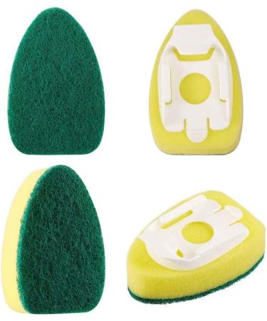 Floahazz Heavy Duty Dish Wand Brush Sponge Refills Replacement Heads for Kitchen Sink Pot Cleaning Dish Sponge (12 Pieces) - Buy Online on GoSupps.com
