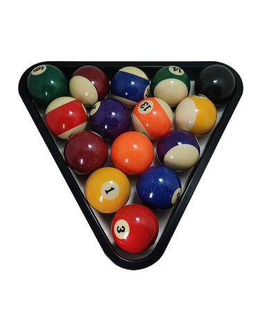 BALIKEN Triangle Rack Pool Table Ball Holder Positioning Rack Billiard Accessory Magic Ball Rack Holder Sheet Billiards Triangle Cue Accessories Triangle 15 balls