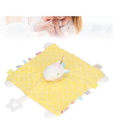 Aqur2020 Infants Security Blanket - Crinkle Rattle Tags, Teether, Bell Sound - Soothing Sleep Plush - Buy Online on GoSupps.com