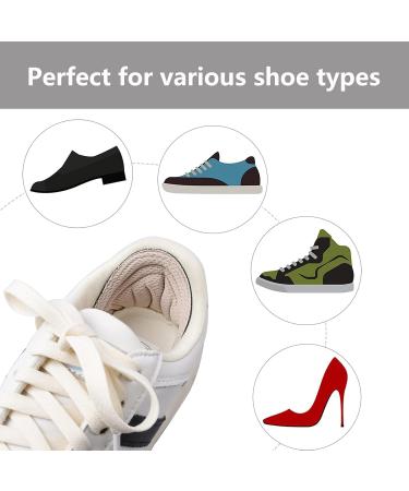 Oluksk Heel Cushions - Self-Adhesive Foot Care Pillows for Oversized Shoes (Khaki 10mm 2 Pairs) | Comfort & Protection - Buy Online on GoSupps.com