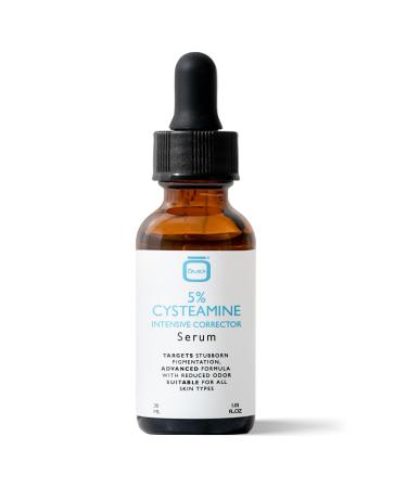 OMIC+ 5% Cysteamine Intensive Corrector Serum - 1 Fl Oz / 30ml - Targets Stubborn Pigmentation Uneven Skin Tone Brightening & Firming Antioxidant Formula Suitable for All Skin Types