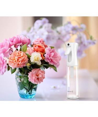 LSAIFATER 300ml Hair Spray Bottle - Continuous Water Mist for Hairstyles Plants & Cleaning | Transparent Design - Buy Online on GoSupps.com