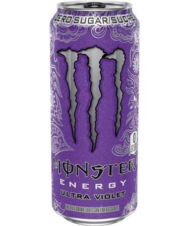 Monster Energy Ultra Violet 473mL Cans Pack of 12 & Ultra Peachy Keen 473mL Cans Pack of 12 DRINK + DRINK_FLAVORED - Buy Online on GoSupps.com
