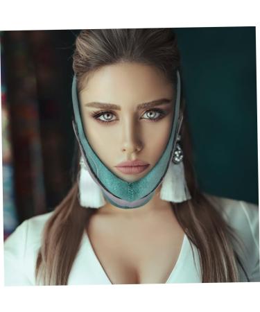WOONEKY 1pc Thin Face Belt Face Lifting Belt Lift Mask Tightening Band Strap Graphene Green 60X10.5X1cm Green - Buy Online on GoSupps.com