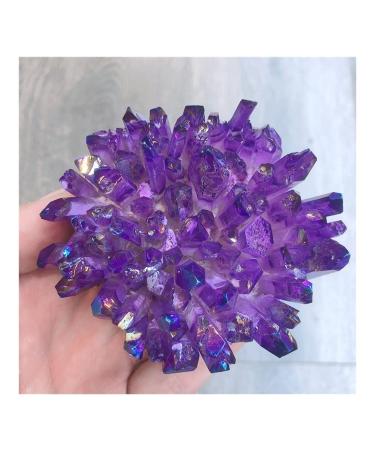 1pc Natural Crystals Quartz Freeform Reiki Stone Room Home Office Aquarium Decoration Accessories Gemstone Beautiful (Size : 400-450g) Home Goods (Size : 400-450g)