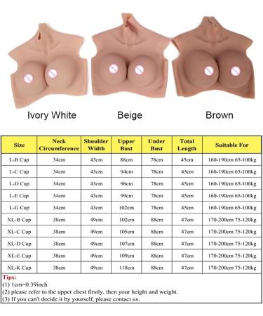 Yuewen Oil-Free 8th Gen Silicone Breastplate - Makeup Skin Airbag Filler in H Ivory & White | International Shipping - Buy Online on GoSupps.com