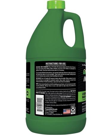 Green Gobbler Industrial Strength Drain Clog Remover Gel | Safe for Pipes Toilets Sinks & Septic Systems - 64 fl. oz - Buy Online on GoSupps.com