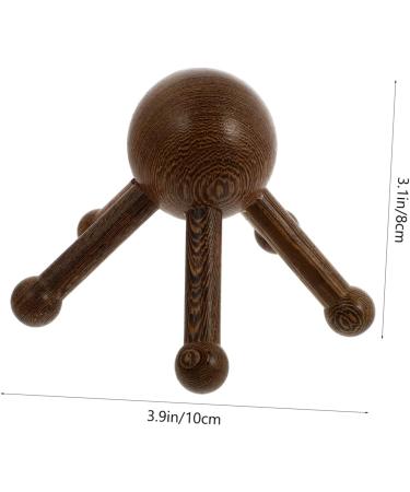 FRCOLOR 2 STK Wooden Scalp Massager - 5 Claws Manual Head Massage Tool for Relaxation & Hair Care - Buy Online on GoSupps.com