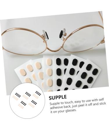 Lurrose 20 Leaves Sponge Nose Protection Pads for Glasses & Sunglasses - EVA Cushion Nose Pads Repair Set in Sorted Colors - Buy Online on GoSupps.com