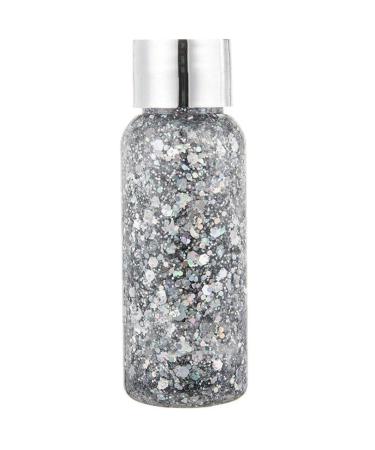 TOSSPER Eye Glitter Hair Styling Face Glitter Gel Art Flash Heart Loose Cream for Festival Party Decoration