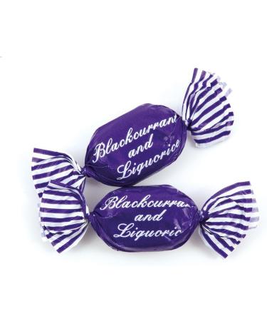 Bonds Blackcurrant & Liquorice Bags | Boiled Sweets | Chewy Centre | 120g | (Pack of 6) - Buy Online on GoSupps.com