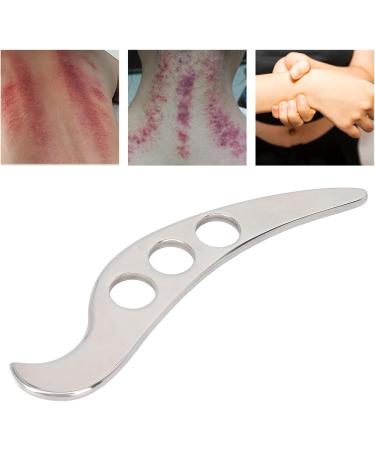 Verdant Touch Gua Sha Massage Tool | Stainless Steel Schaber for Home & Business | Portable Muscle Massager for Glatter Experience - Buy Online on GoSupps.com