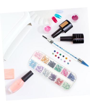 minkissy 1 Set Rhinestone Picker Dotting Pen Flatback Colorful Rhinestones Nail Rhinestone Kit Blue Rhinestones Round Nail Rhinestones Crystals Beads Blue Outfit Jewelry Kits Gem Charm 16x1cm Blue - Buy Online on GoSupps.com