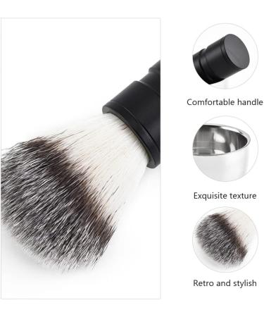 Beaupretty 2-Piece Metal Razor Brush & Bowl Shaving Set for Men | Facial Cleaning & Shaving Gift | 304# Steel - Buy Online on GoSupps.com