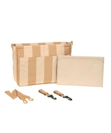 L SSIG Baby Stroller Organizer Bag Organizer including Stroller Attachment and Shoulder Strap/Casual MIX Multi Bag beige/camel - Buy Online on GoSupps.com