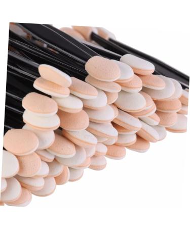 FOMIYES 50 Pcs Eye Makeup Eyeshadow Applicator Sponge Cosmetic Eye Shadow Brush Pointy Set Size 1 Black - Buy Online on GoSupps.com