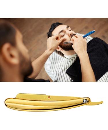Buy Manual Razor Folding Handle Barber Shaving Tool - Golden Hair Trimmer & Beard Set International Shipping Available - Buy Online on GoSupps.com