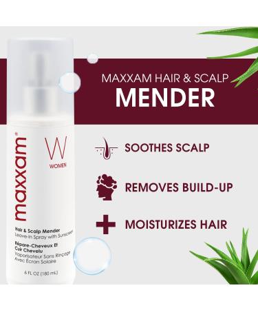 Maxxam Hair & Scalp Mender Leave-in Spray - Moisturizes & Rejuvenates Dry Scalp & Damaged Hair | Alcohol Free | 8 Fl Oz - International Shipping Available - Buy Online on GoSupps.com