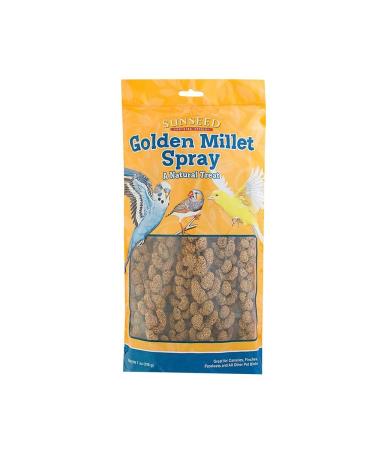 Sunseed Sun-Dried Millet Spray Parakeet Bird Treats 4 oz