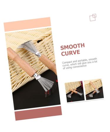 Shop Minkissy Cleaning Brush Set - 3 Piece Ergonomic Wire Accessories for Home & Salon - Mini Yellow Bristle Cleaner Tool - Buy Online on GoSupps.com