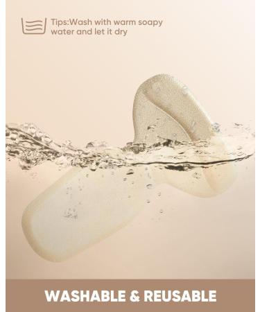 ONUEMP 12 Piece Silicone Heel Pads - Comfort Inserts for Women & Men | Heel Pain Relief Blister Prevention & Perfect Fit for Shoes - Buy Online on GoSupps.com