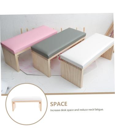 VINTORKY Nail Art Pillow - Arm Cushion for Nails - Nail Supplies Kit with Solid Wood Log - and Leather Wooden Pillow - Essential Nail Manicure Accessories Kit - Buy Online on GoSupps.com