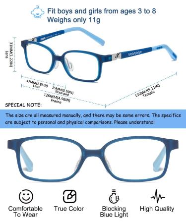 360 TR90 Computer Glasses for Kids - Blue Light Blocking & UV Protection for Girls - Ultimate Screen Safety - Buy Online on GoSupps.com