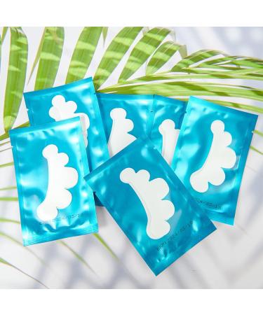 Lunamoon Eye Pads for Eyelash Extensions 50 Couples of Flower Blue Eye Patches for Lifting & Coloring Ultimate Eyelash Pads - Buy Online on GoSupps.com