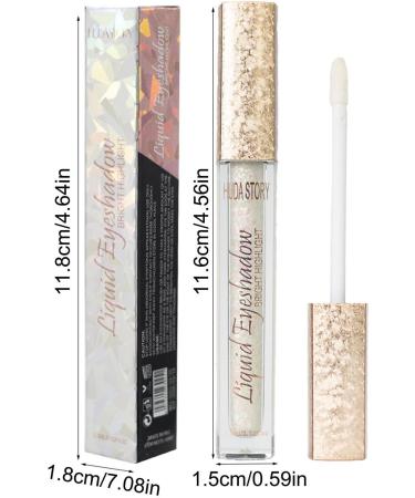 Liquid Makeup Eyeshadow - Gel Pearl Makeup Sparkling Eyeshadow Non-Sticky and Anti-Sweat Eye Makeup Tool for Bar Stage and Night Out Fovolat 2 - Buy Online on GoSupps.com