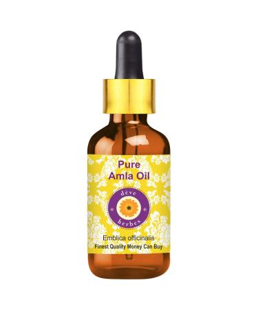 Deve Herbes Pure Amla Oil (Emblica officinalis) with Glass Dropper Natural Therapeutic Grade 10ml (0.33 oz) 0.33 Fl Oz (Pack of 1)