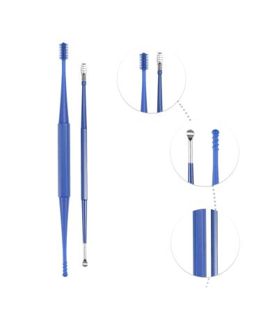VOCOSTE 2 Pcs Stainless Steel Earwax Cleaning Tool Kit with Case - Blue - Buy Online on GoSupps.com