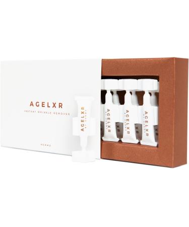 AGELXR - Instant Wrinkle Remover - Quickly Tightens Wrinkles  Fine Lines and Diminishes Puffy Eyes. Instant Facelift Serum - Anti-Aging Formula with Argireline  (10 Vials)