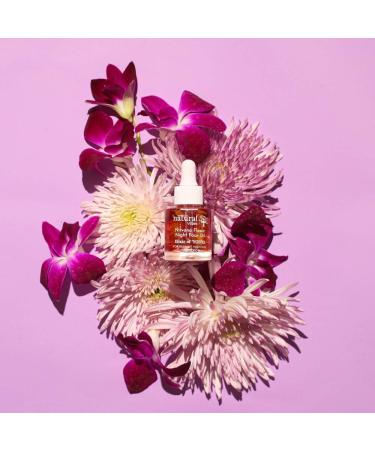 Natural Vibes Anti Aging Nirvana Flower Night Face Oil 20ml | Elixir of Youth with Vitamins A C & E - Shop Now - Buy Online on GoSupps.com