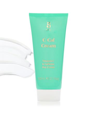 BYBI Beauty C-Caf Vitamin C Face Cream - Reduces Puffiness Hyperpigmentation & Scars - Brightening & Hydrating - Antioxidant-Rich Matcha & Caffeine - Shea Butter Glycerin Squalane - Vegan - 60ml C-Caf Cream (60ml)