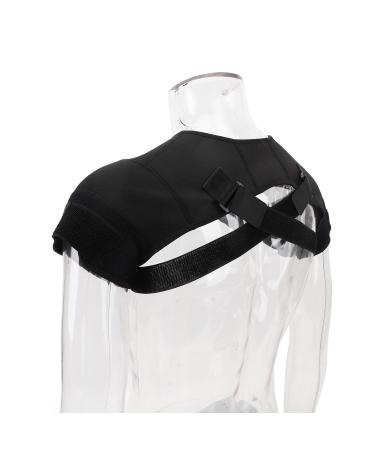 Shoulder Stability Brace | Sweat-Wicking Double Shoulder Support for Lifting & Running - Improved Posture & Comfort (L - Buy Online on GoSupps.com