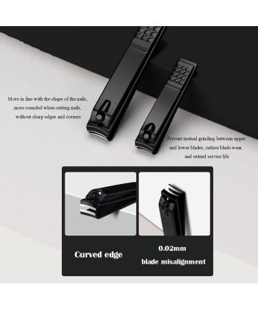 15-Piece Toenail Clippers Set - Black Nail Grooming Kit for Men & Women | Perfect for Thick Hard Nails & Dead Skin Exfoliation - Buy Online on GoSupps.com