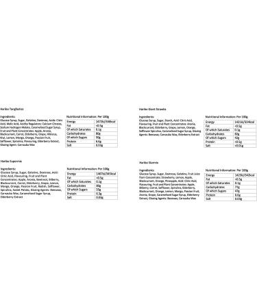 40 Pcs Haribo Mini Sweets Bag Gift Hamper for Kids - Haribo Mini bags In variety Of Tangfastics Starmix Giant Strawbs Supermix- Great for Kids Party By Three Strawberry Ltd - Buy Online on GoSupps.com