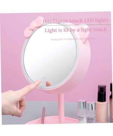 1PC Makeup Mirror with Light Vanity Mirror Rechargeable Touch Sensor LED Cosmetic Mirror for Travel Bedroom. - Buy Online on GoSupps.com