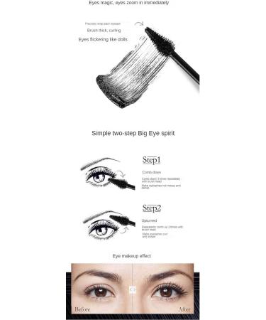 Mascara 4d Waterproof Non-smudge Thick Long Curly - Enlarge Your Eyes Thick Curly Eyelashes a Must Have! - Buy Online on GoSupps.com