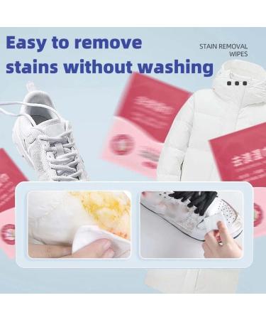 Clothes Stain Removal Wipes Stain Removal Wet Wipes Clothes Oil Stain Remover Laundry Stain and Spot Remover Instant Stain Removing Wipes Individual Wrapped Cleaning Wipes For Clothes (20PCS) - Buy Online on GoSupps.com