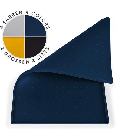 Everanimals Non-Slip Bowling Pad for Dogs & Cats | Silicone Eating Mat - 50x30cm - Blue - Buy Online on GoSupps.com