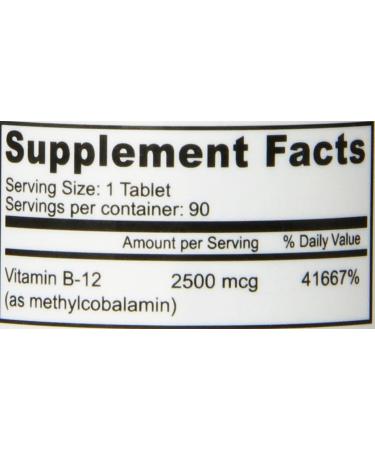 Deva Nutrition Vegan B-12 Tablets 2500 mcg - Fast Dissolve, 90 Count - Buy Online on GoSupps.com