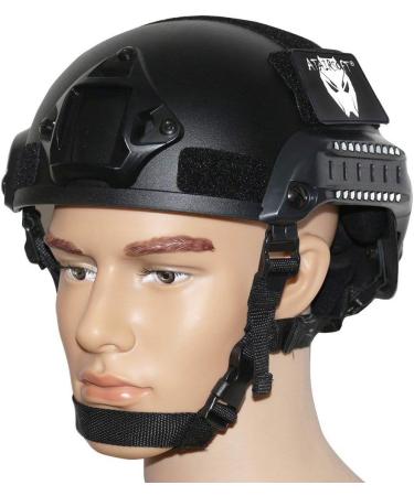 ATAIRSOFT PJ Type Tactical Airsoft Paintball MICH 2001 Helmet - Black - Buy Online on GoSupps.com