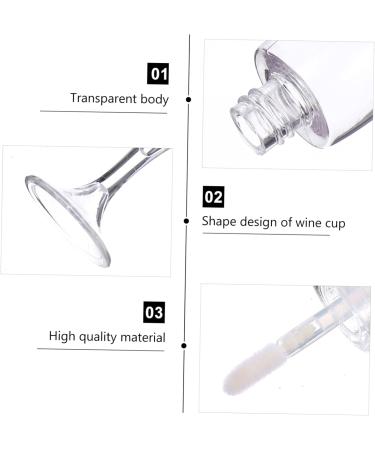 12pi ces Flacons de Gloss Vides Transparents Tubes de Gloss pour Voyages Contenants de Rangement - Buy Online on GoSupps.com