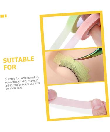 BIUDECO 12 Rolls Lash Tape Eyelash Patches Eyelashes Supply Under Eye Tapes Eyelash Tape Grafting Eyelash Tool Adhesive Lashes Tape Pink Tools For Women Sticker Non-woven Fabric - Buy Online on GoSupps.com