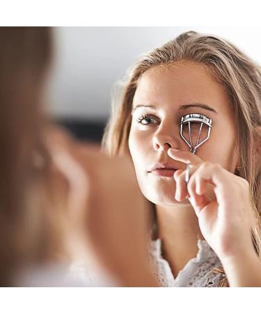 Eyelash Curler Silver White Metal Stainless Steel Eye Lashes Curlers - Buy Online on GoSupps.com